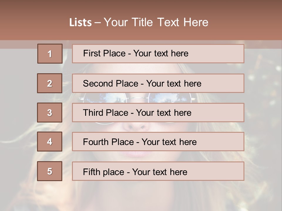 Hat White Look PowerPoint Template