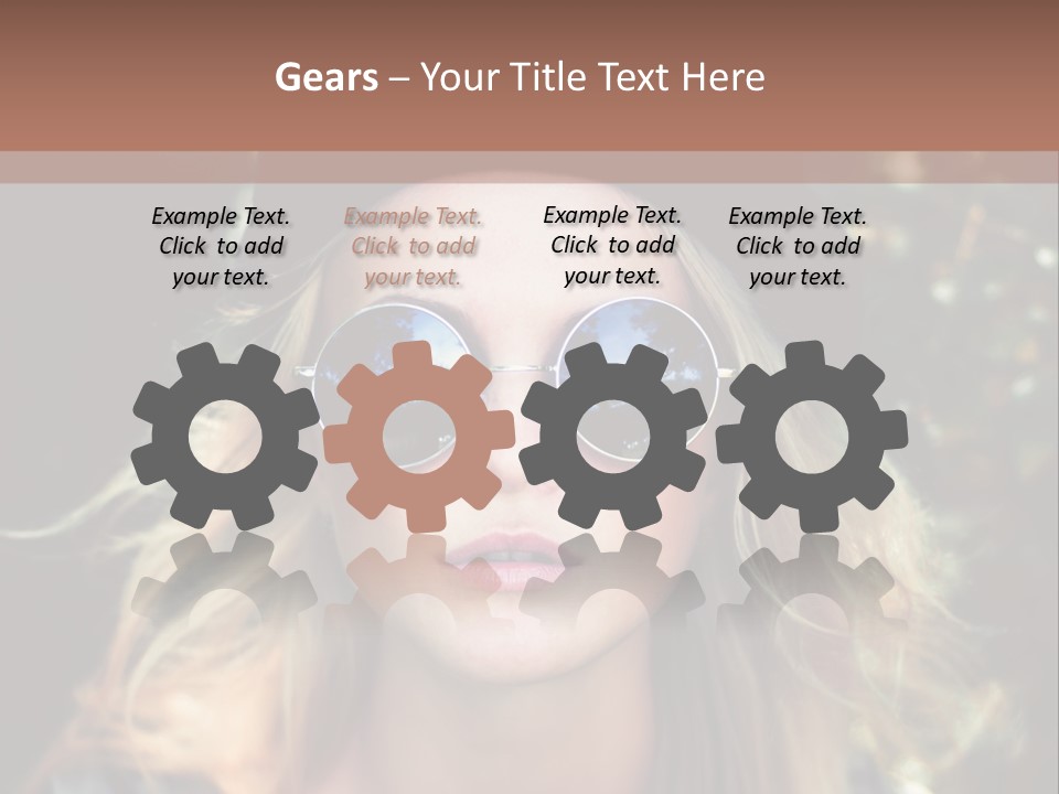 Hat White Look PowerPoint Template