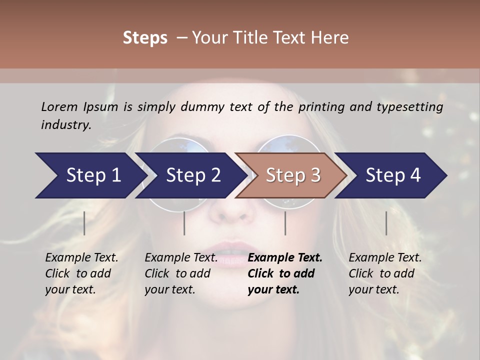 Hat White Look PowerPoint Template