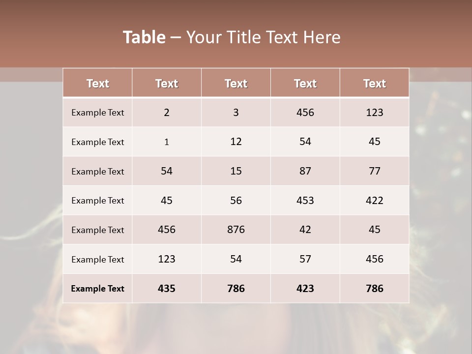 Hat White Look PowerPoint Template