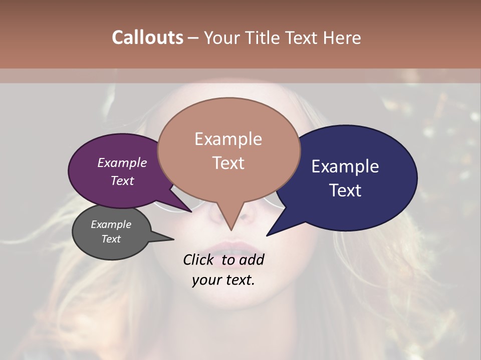 Hat White Look PowerPoint Template