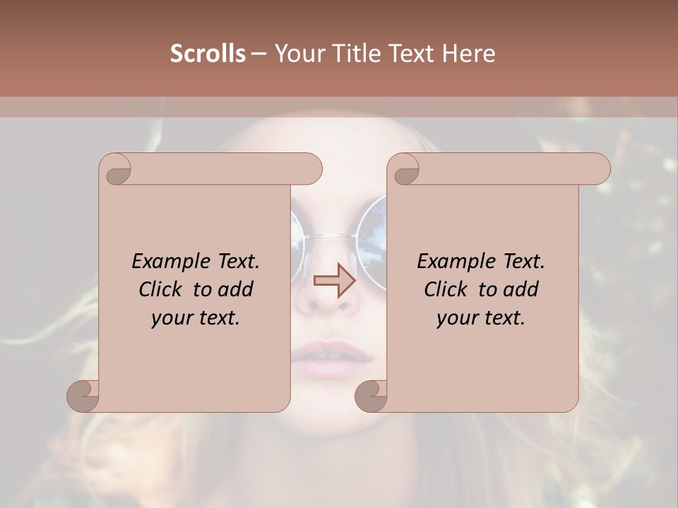 Hat White Look PowerPoint Template