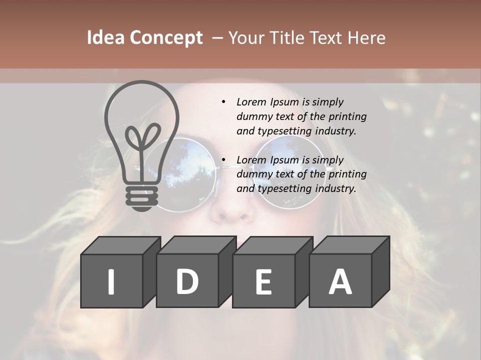 Hat White Look PowerPoint Template