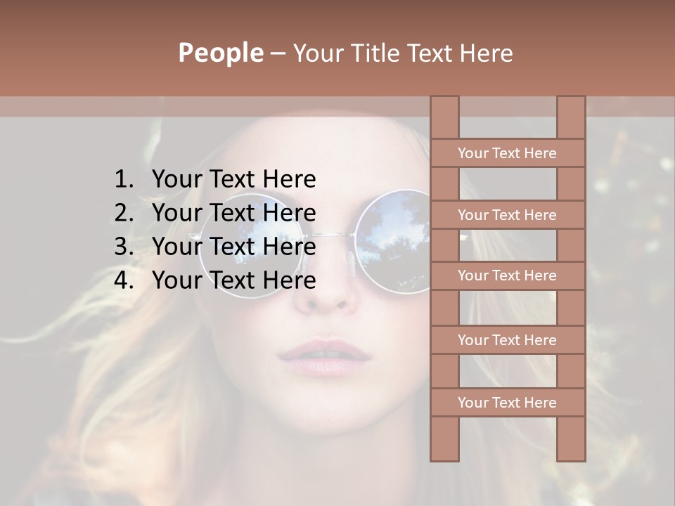 Hat White Look PowerPoint Template