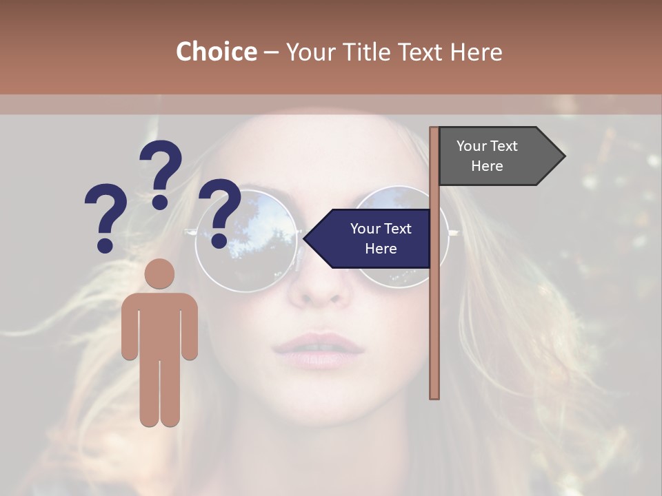 Hat White Look PowerPoint Template