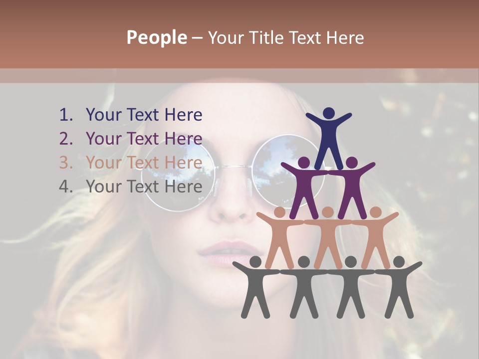 Hat White Look PowerPoint Template