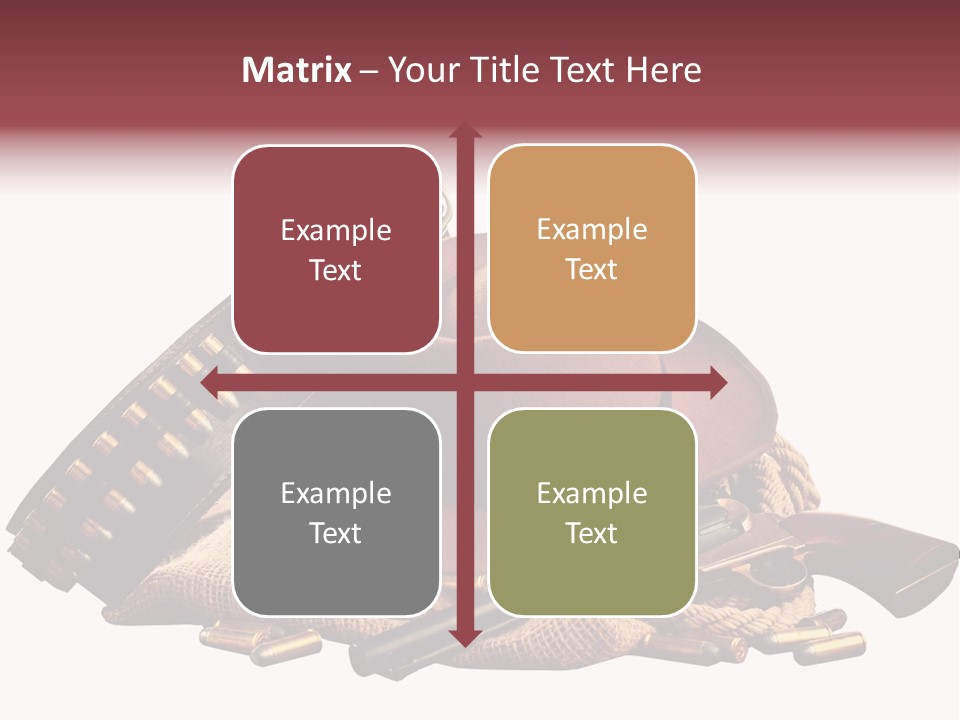 American Cigar Holster Belt PowerPoint Template