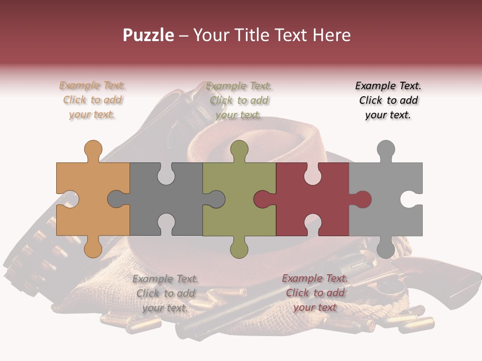 American Cigar Holster Belt PowerPoint Template