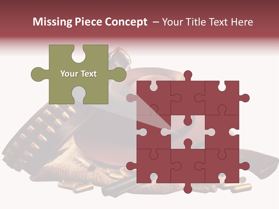 American Cigar Holster Belt PowerPoint Template