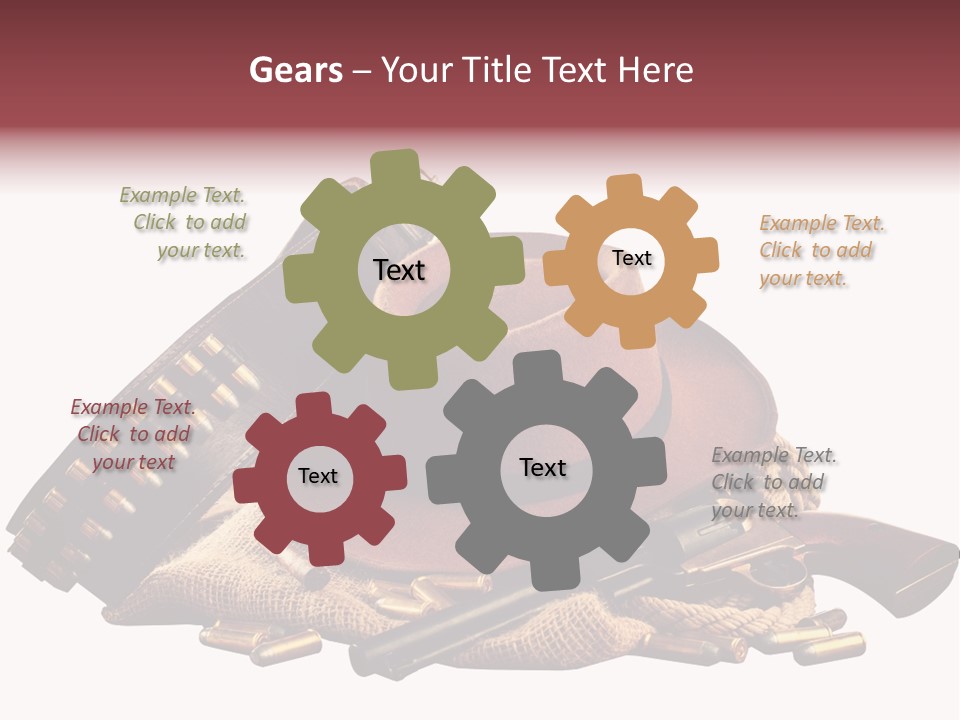 American Cigar Holster Belt PowerPoint Template