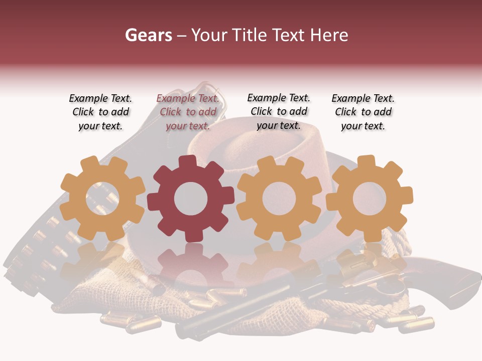 American Cigar Holster Belt PowerPoint Template