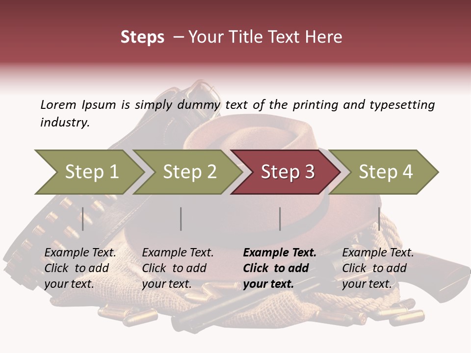 American Cigar Holster Belt PowerPoint Template