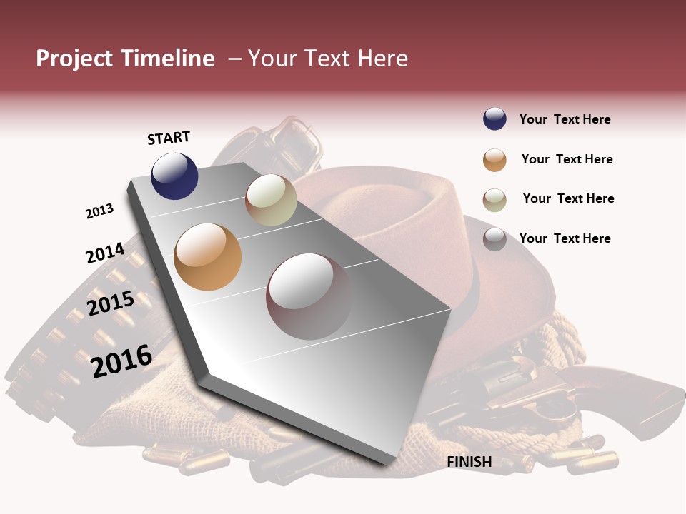 American Cigar Holster Belt PowerPoint Template