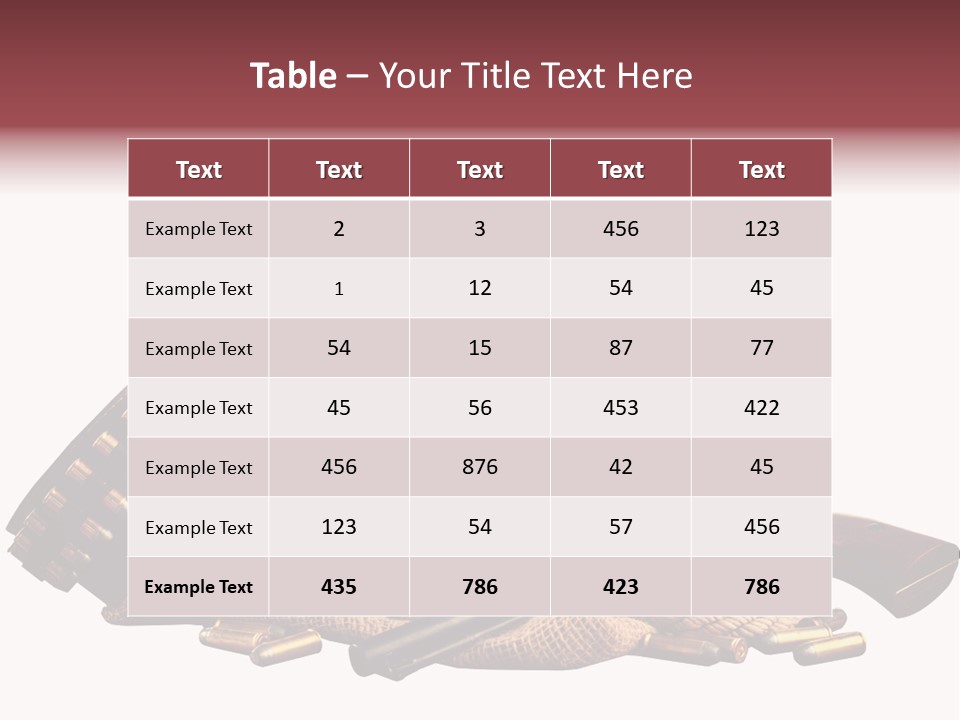 American Cigar Holster Belt PowerPoint Template