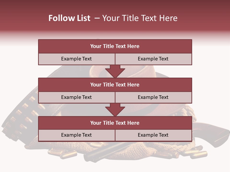 American Cigar Holster Belt PowerPoint Template