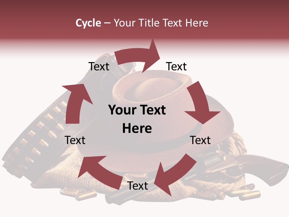 American Cigar Holster Belt PowerPoint Template