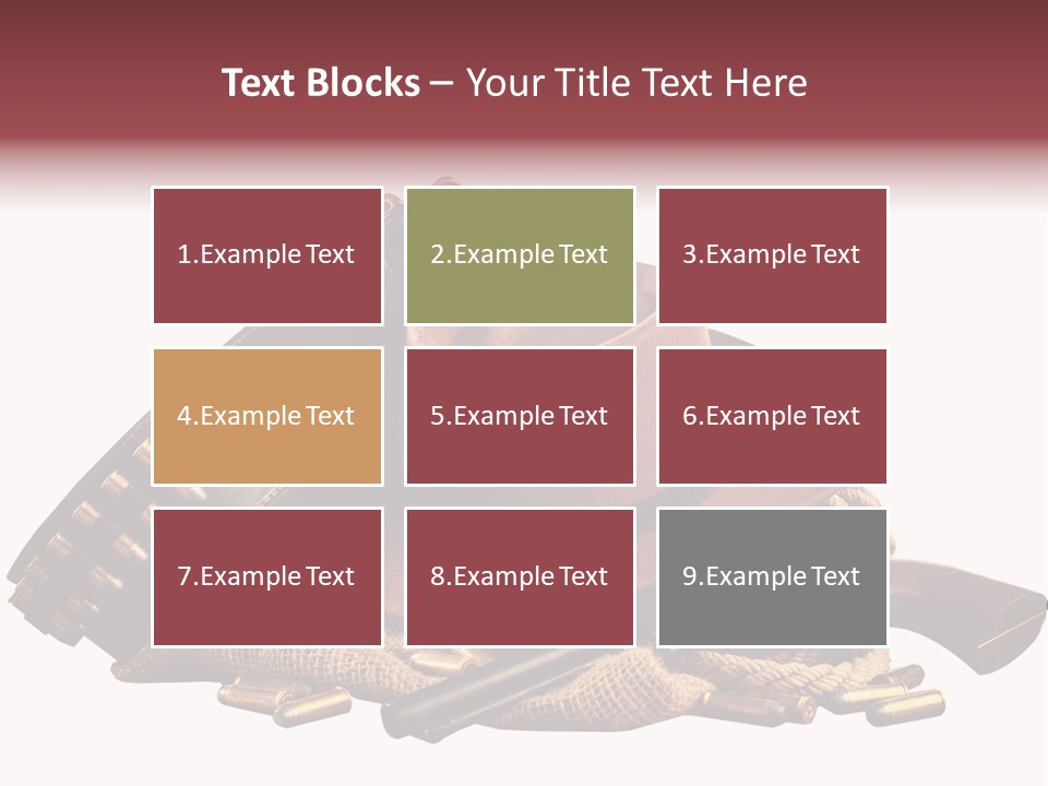 American Cigar Holster Belt PowerPoint Template