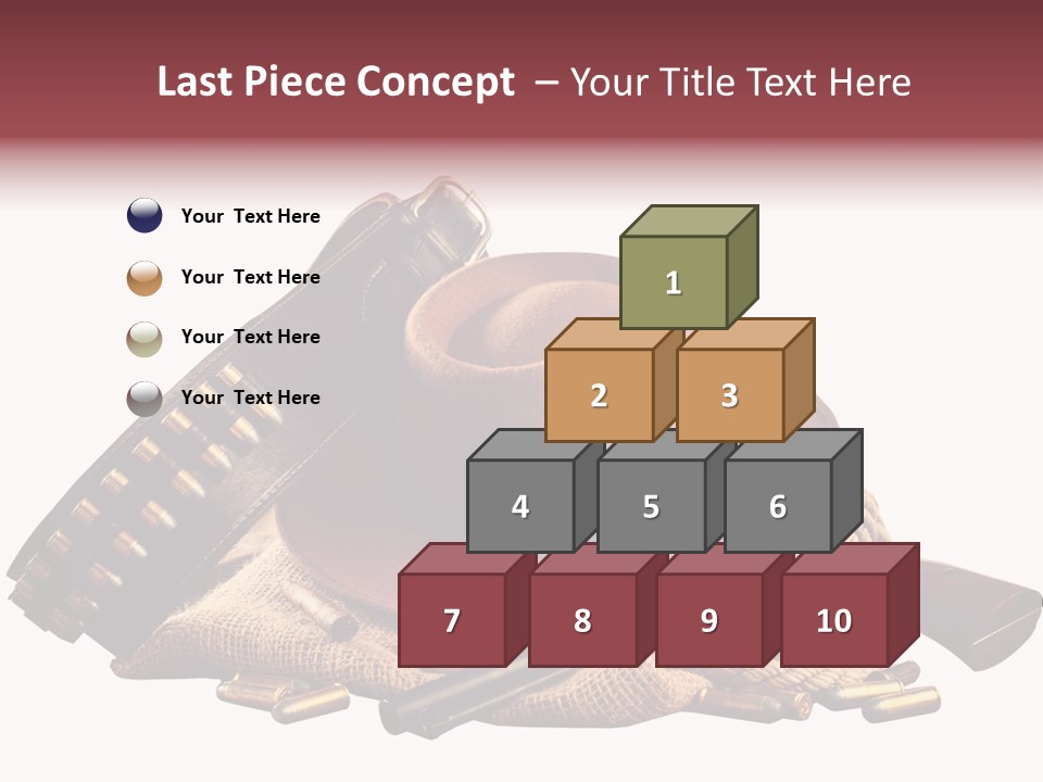 American Cigar Holster Belt PowerPoint Template