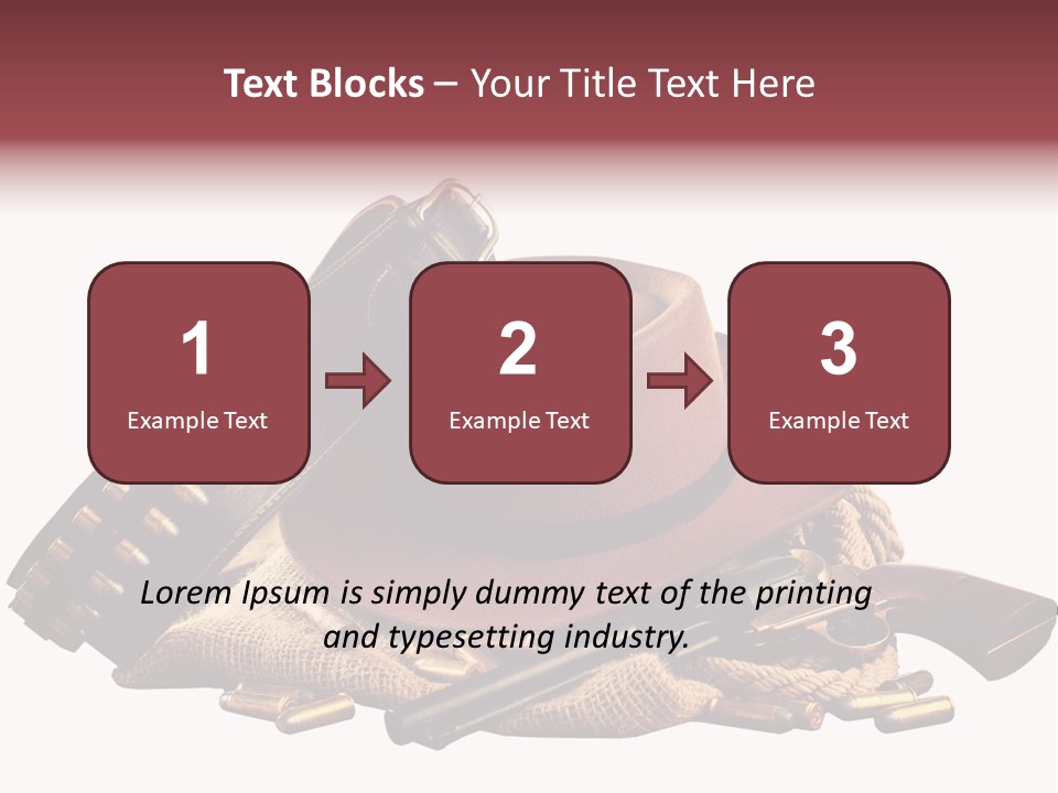 American Cigar Holster Belt PowerPoint Template