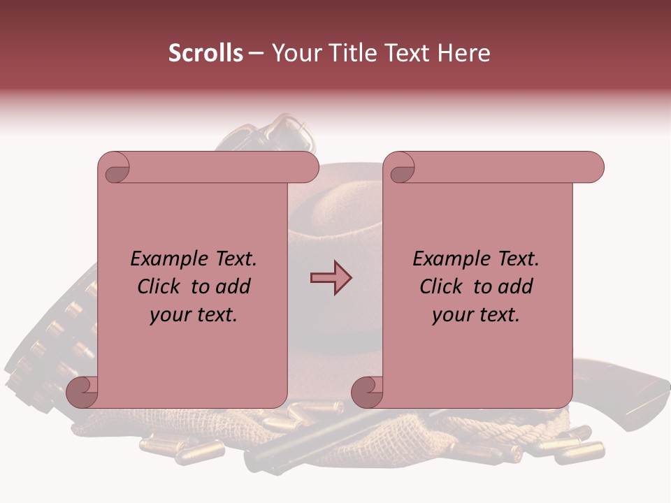 American Cigar Holster Belt PowerPoint Template