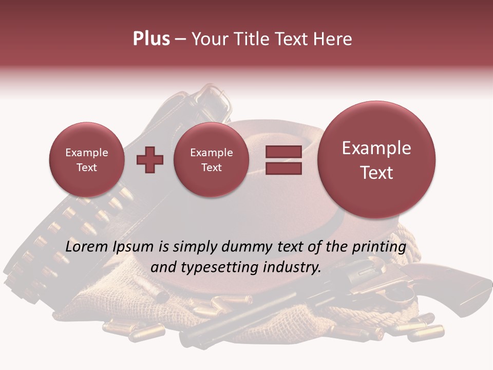 American Cigar Holster Belt PowerPoint Template