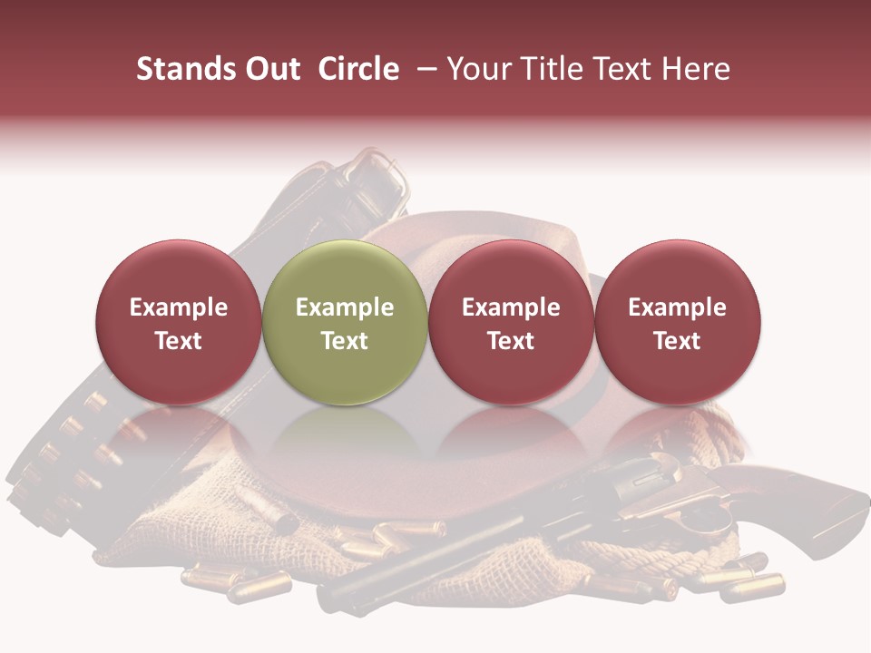American Cigar Holster Belt PowerPoint Template