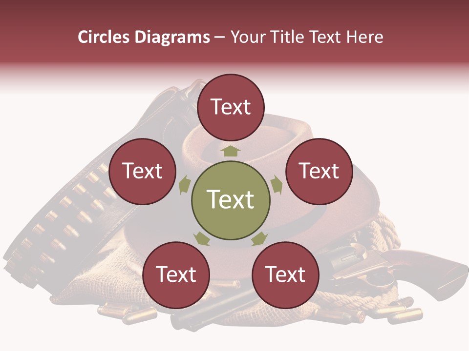 American Cigar Holster Belt PowerPoint Template