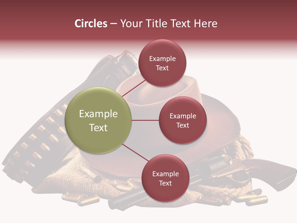 American Cigar Holster Belt PowerPoint Template