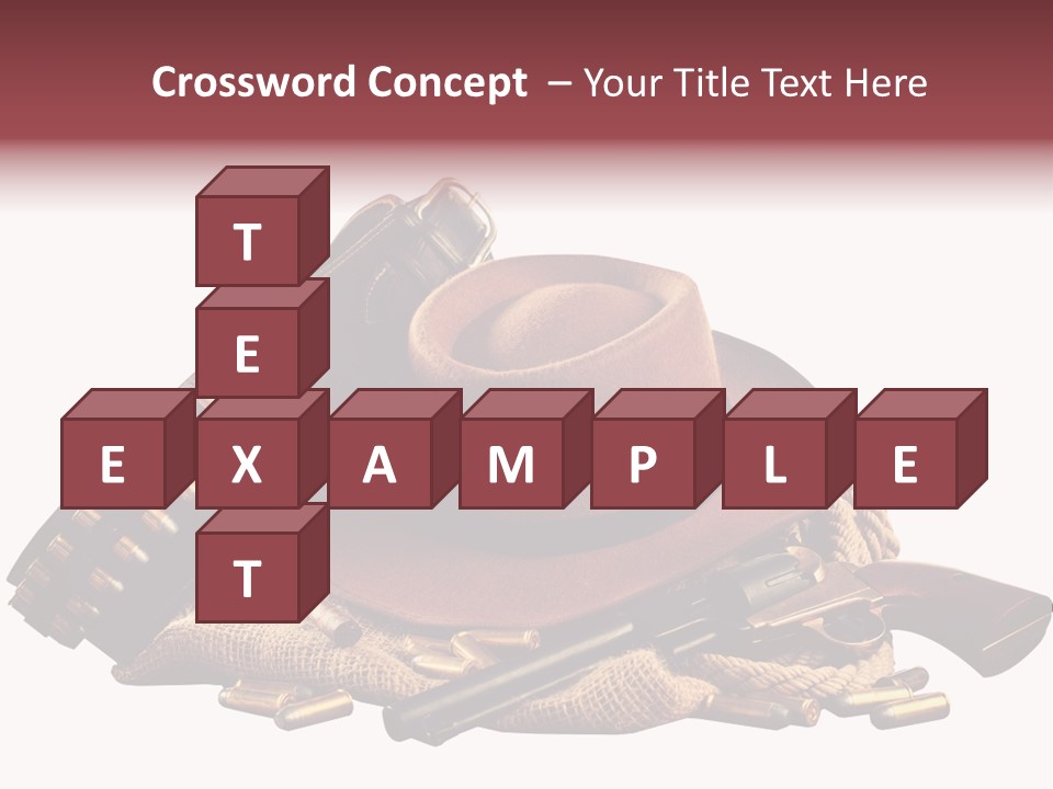 American Cigar Holster Belt PowerPoint Template