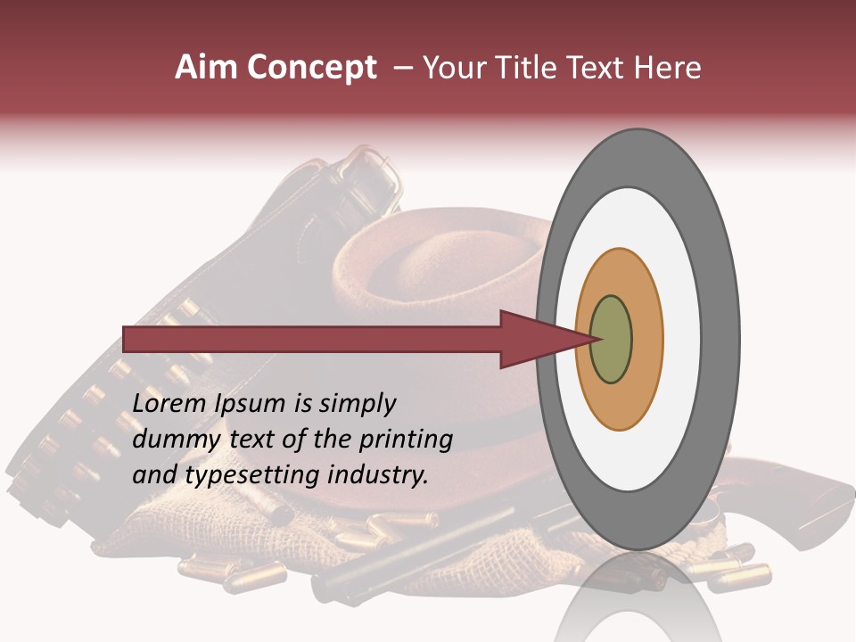 American Cigar Holster Belt PowerPoint Template