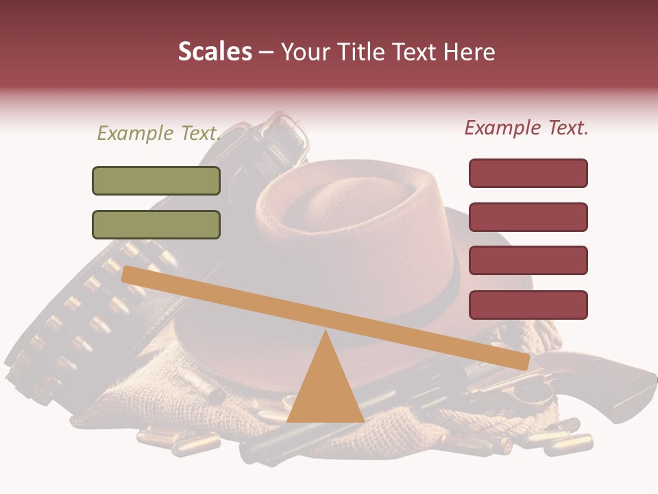 American Cigar Holster Belt PowerPoint Template