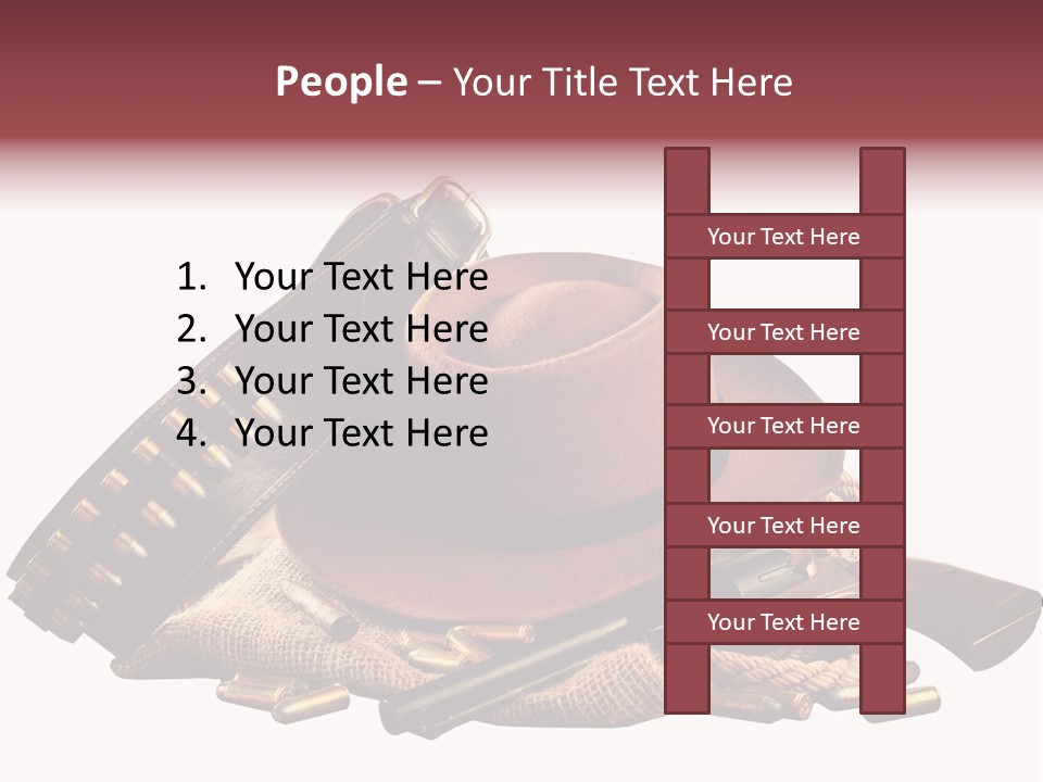 American Cigar Holster Belt PowerPoint Template