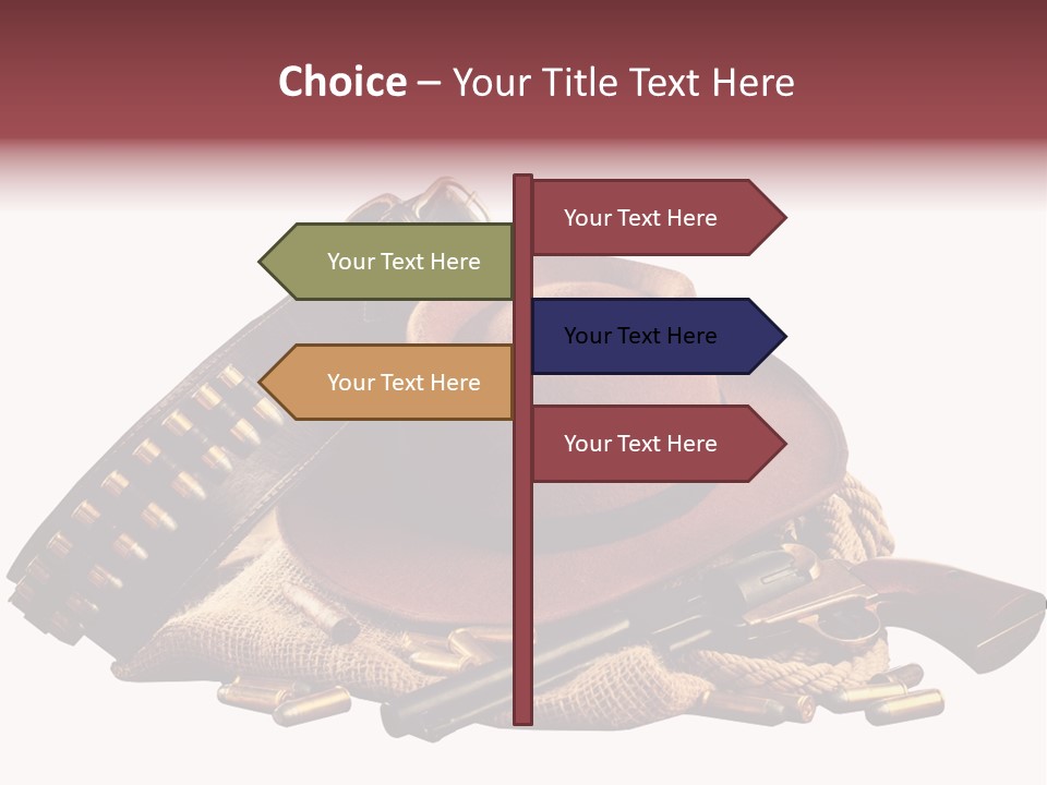 American Cigar Holster Belt PowerPoint Template