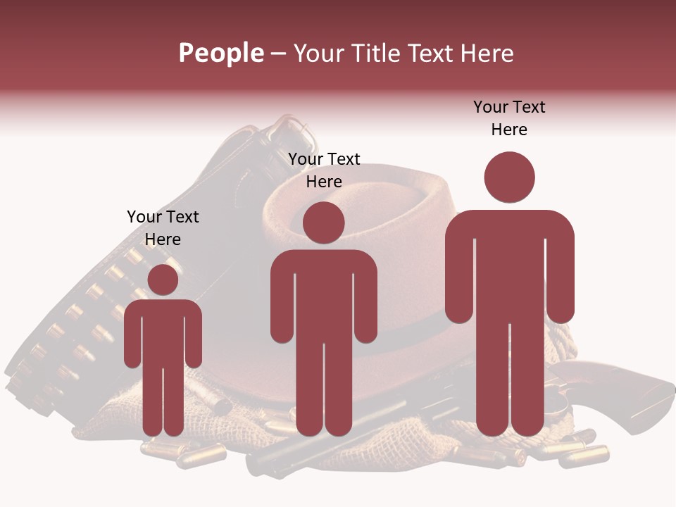 American Cigar Holster Belt PowerPoint Template