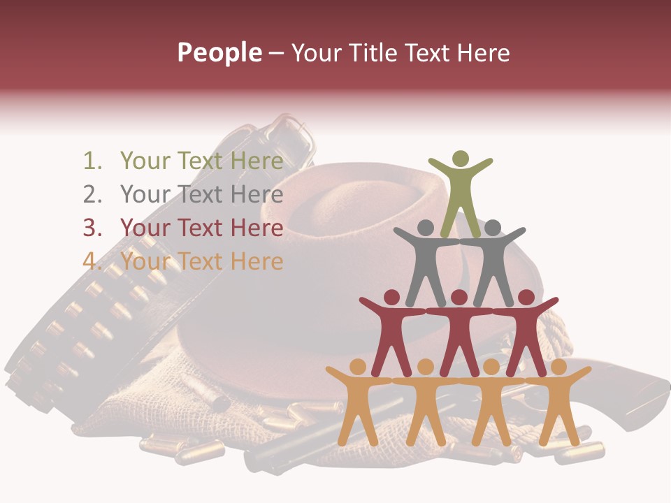 American Cigar Holster Belt PowerPoint Template