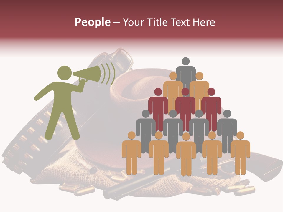 American Cigar Holster Belt PowerPoint Template