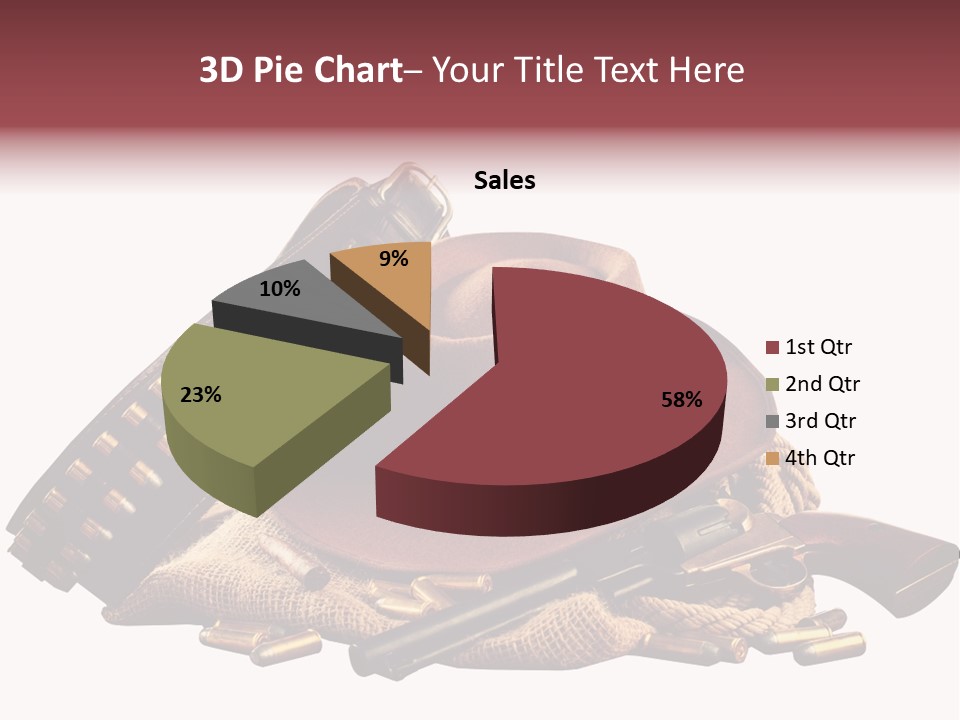 American Cigar Holster Belt PowerPoint Template