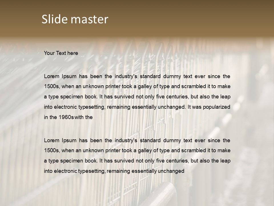 Tool Trade Straight PowerPoint Template