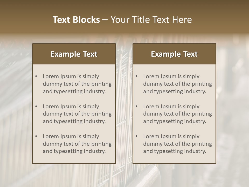 Tool Trade Straight PowerPoint Template