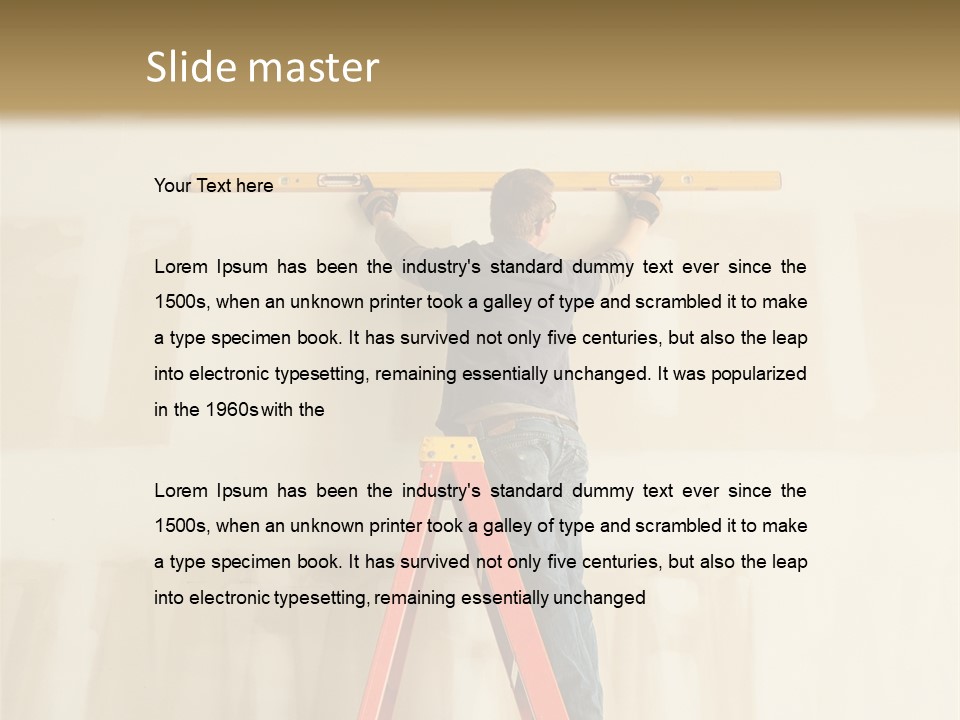 Tool Trade Straight PowerPoint Template