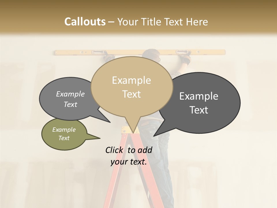 Tool Trade Straight PowerPoint Template