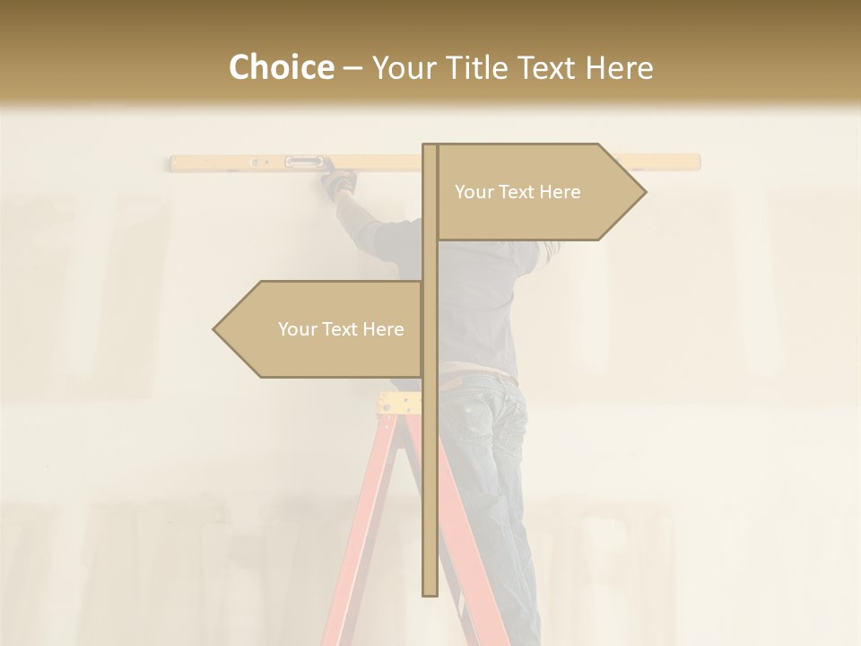 Tool Trade Straight PowerPoint Template