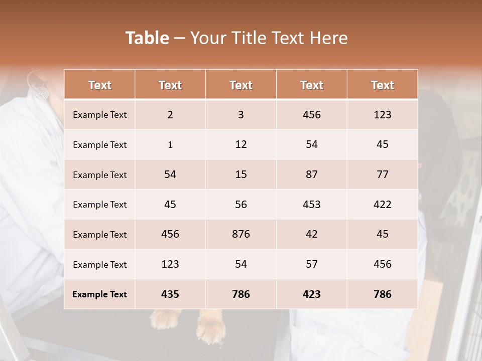 Checkup Doctors Animal PowerPoint Template