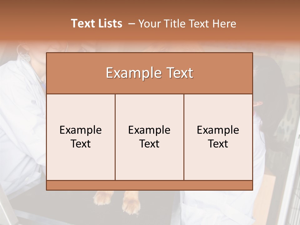 Checkup Doctors Animal PowerPoint Template