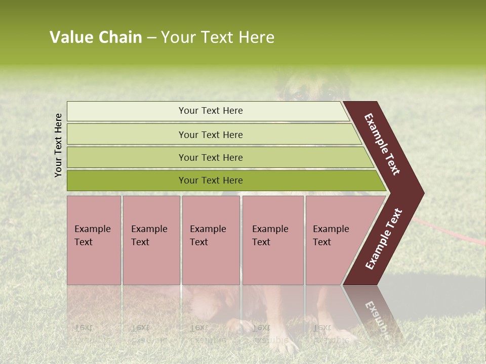 Vibrant Portrait Green PowerPoint Template