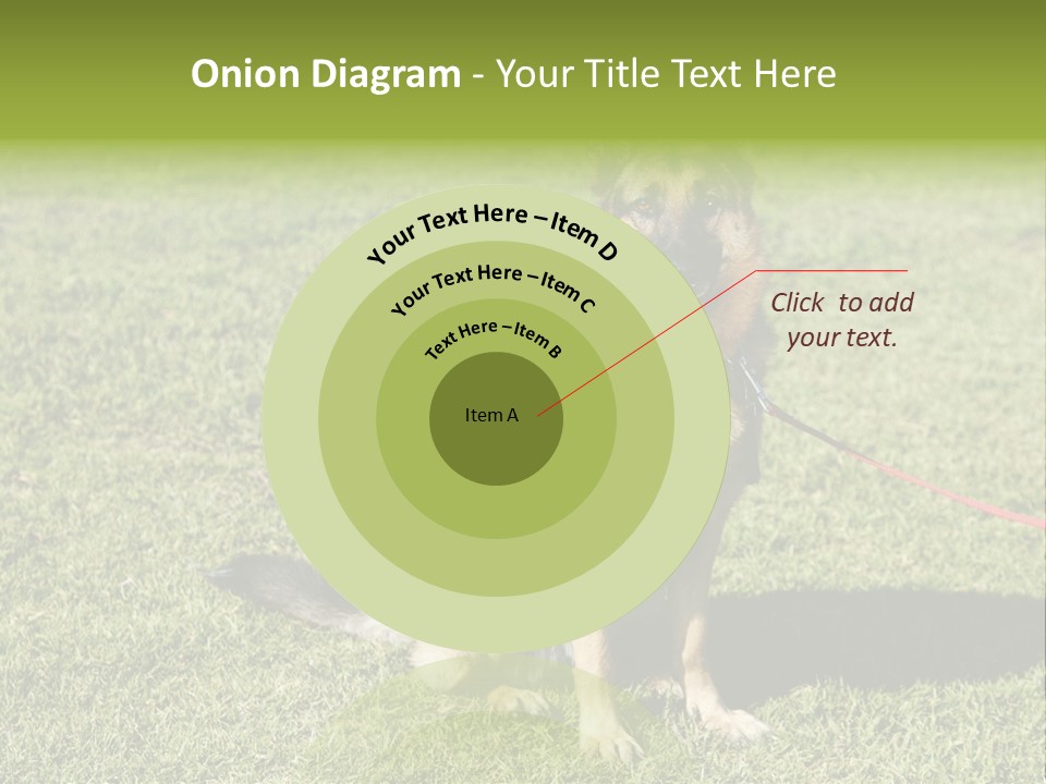 Vibrant Portrait Green PowerPoint Template