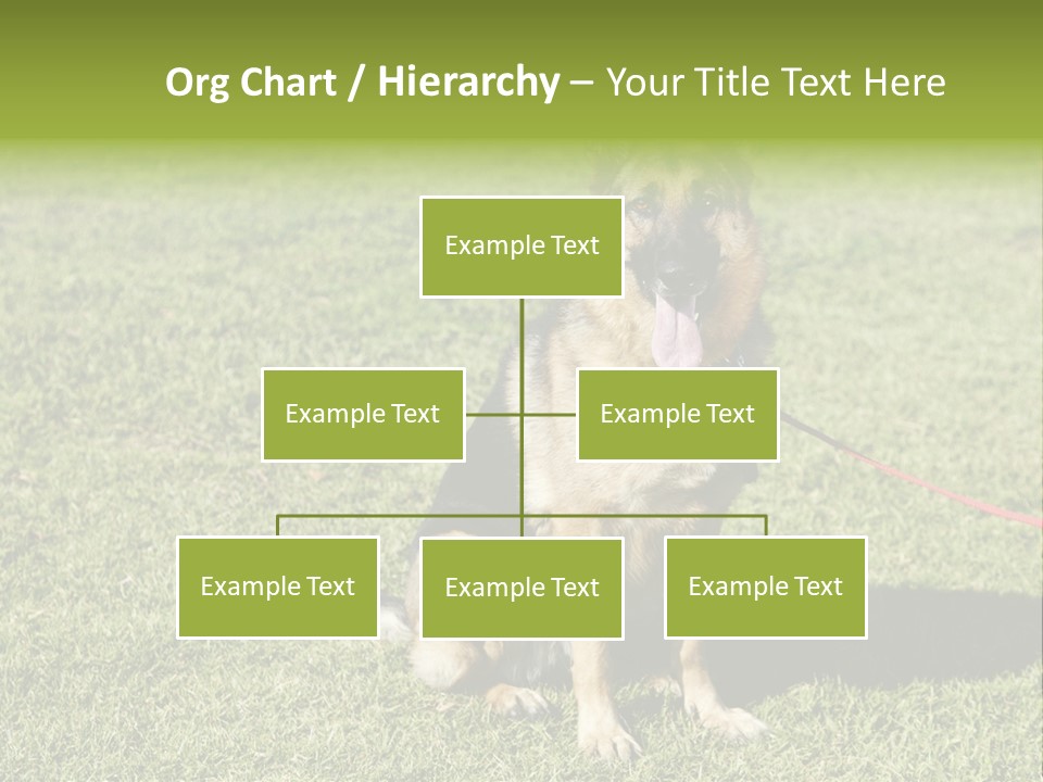 Vibrant Portrait Green PowerPoint Template