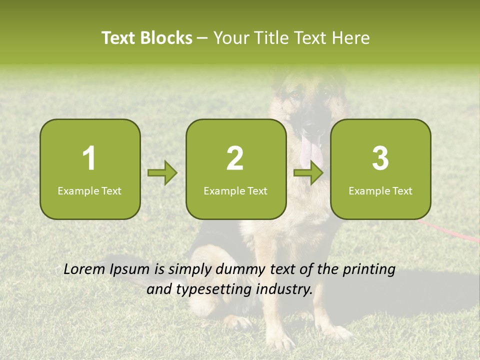 Vibrant Portrait Green PowerPoint Template