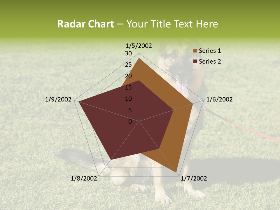 Vibrant Portrait Green PowerPoint Template
