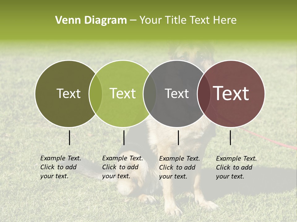 Vibrant Portrait Green PowerPoint Template